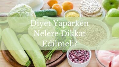 diyet yaparken nelere dikkat edilmeli